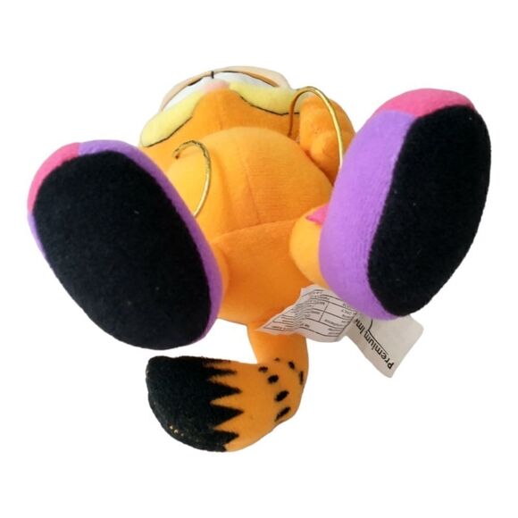 Garfield Cat Easter Bunny Plush Rabbit Stuffed Animal Ears Baseball Hat Plushie. - Picture 13 of 16